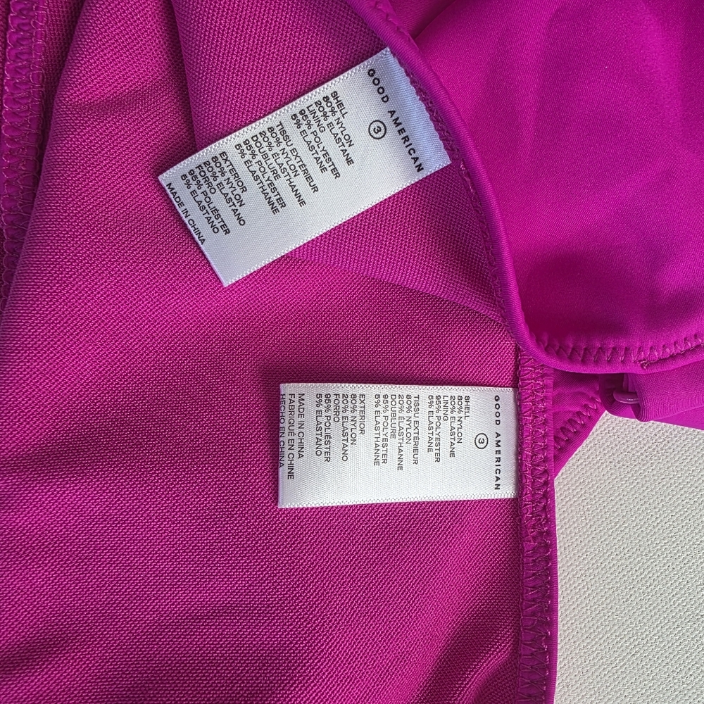 Good American Fuchsia Bikini Set - Picture 3 of 3